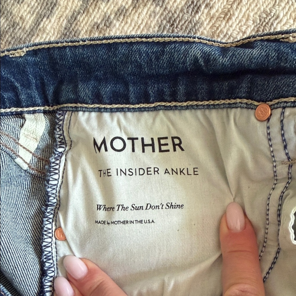 MOTHER Superior The Insider Ankle Wash: Where The Sun Don't Shine 31 runs small - Picture 5 of 11